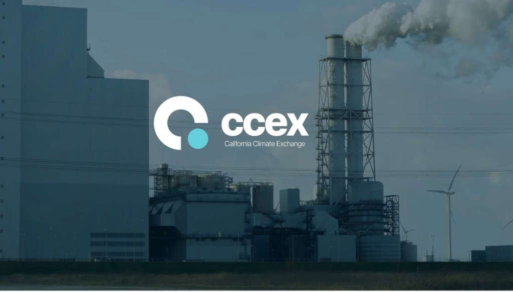CCEX logo over industrial landscape with smokestacks